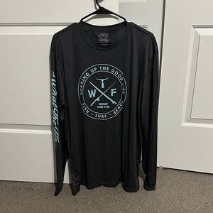 What The Fin fishing shirt